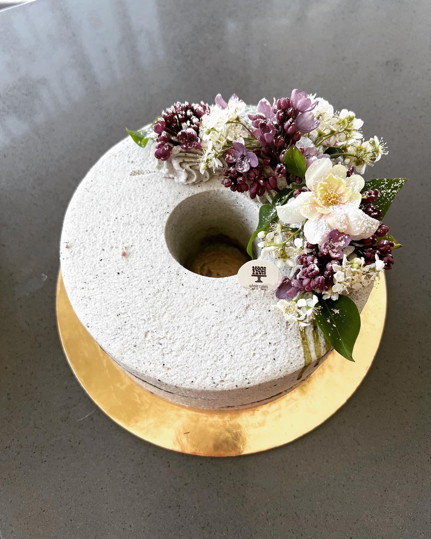 Green Tea Black Sesame Cake | Whole Cakes